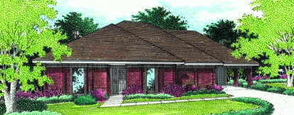 Traditional House Plan #048-00027 Elevation Photo