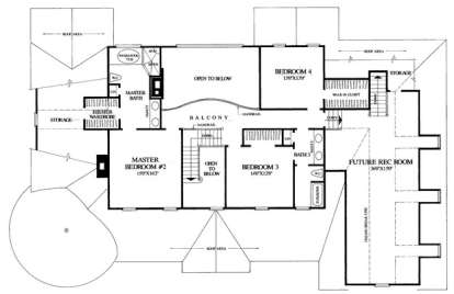 Floorplan 2 for House Plan #7922-00194