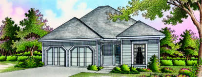 Traditional House Plan #048-00028 Elevation Photo