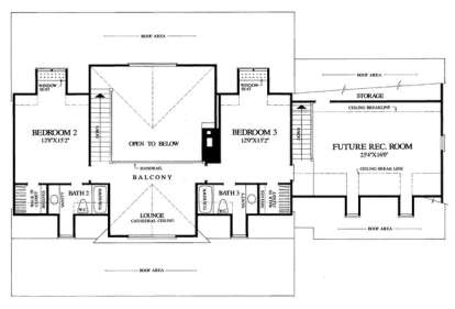 Floorplan 2 for House Plan #7922-00198