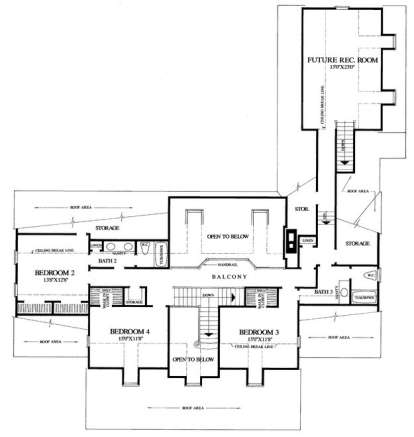 Floorplan 2 for House Plan #7922-00199