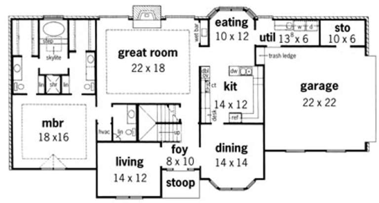 House Plan House Plan #15365 Drawing 1