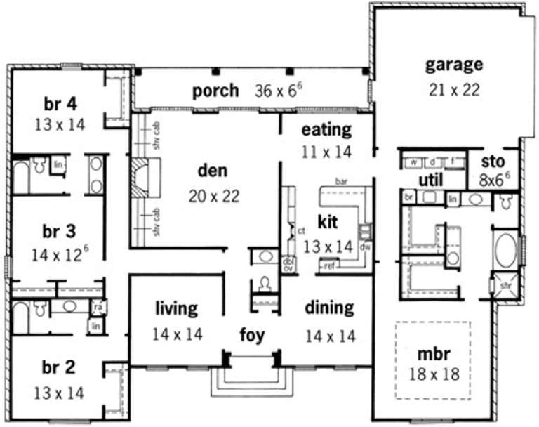 House Plan House Plan #15369 Drawing 1