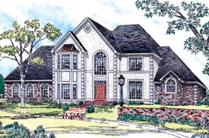 Traditional House Plan #9035-00129 Elevation Photo