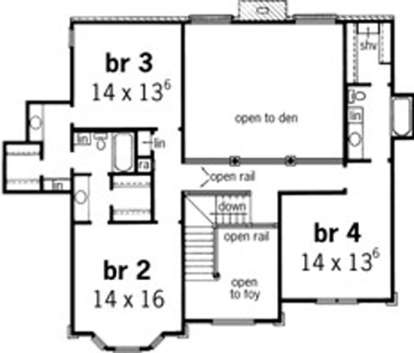 Floorplan 2 for House Plan #9035-00129