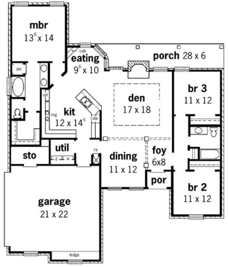 House Plan House Plan #15391 Drawing 1