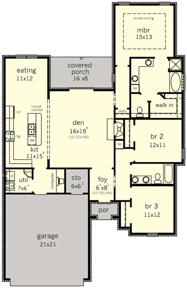 House Plan House Plan #15444 Drawing 1