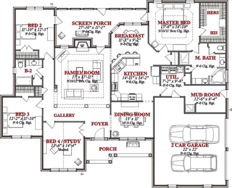 House Plan House Plan #15540 Drawing 1