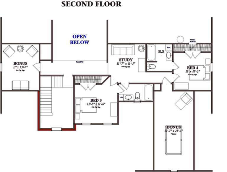 House Plan House Plan #15569 Drawing 2