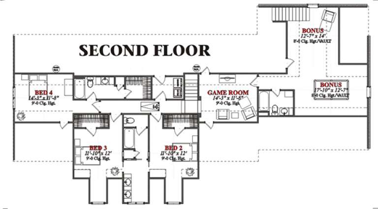 House Plan House Plan #15621 Drawing 2