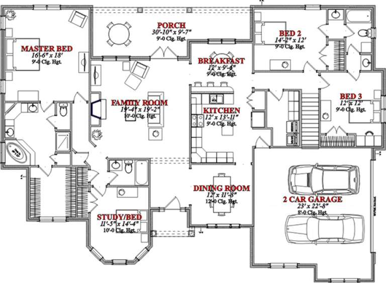 House Plan House Plan #15622 Drawing 1