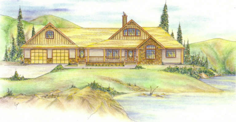 House Plan House Plan #1564 Front Elevation