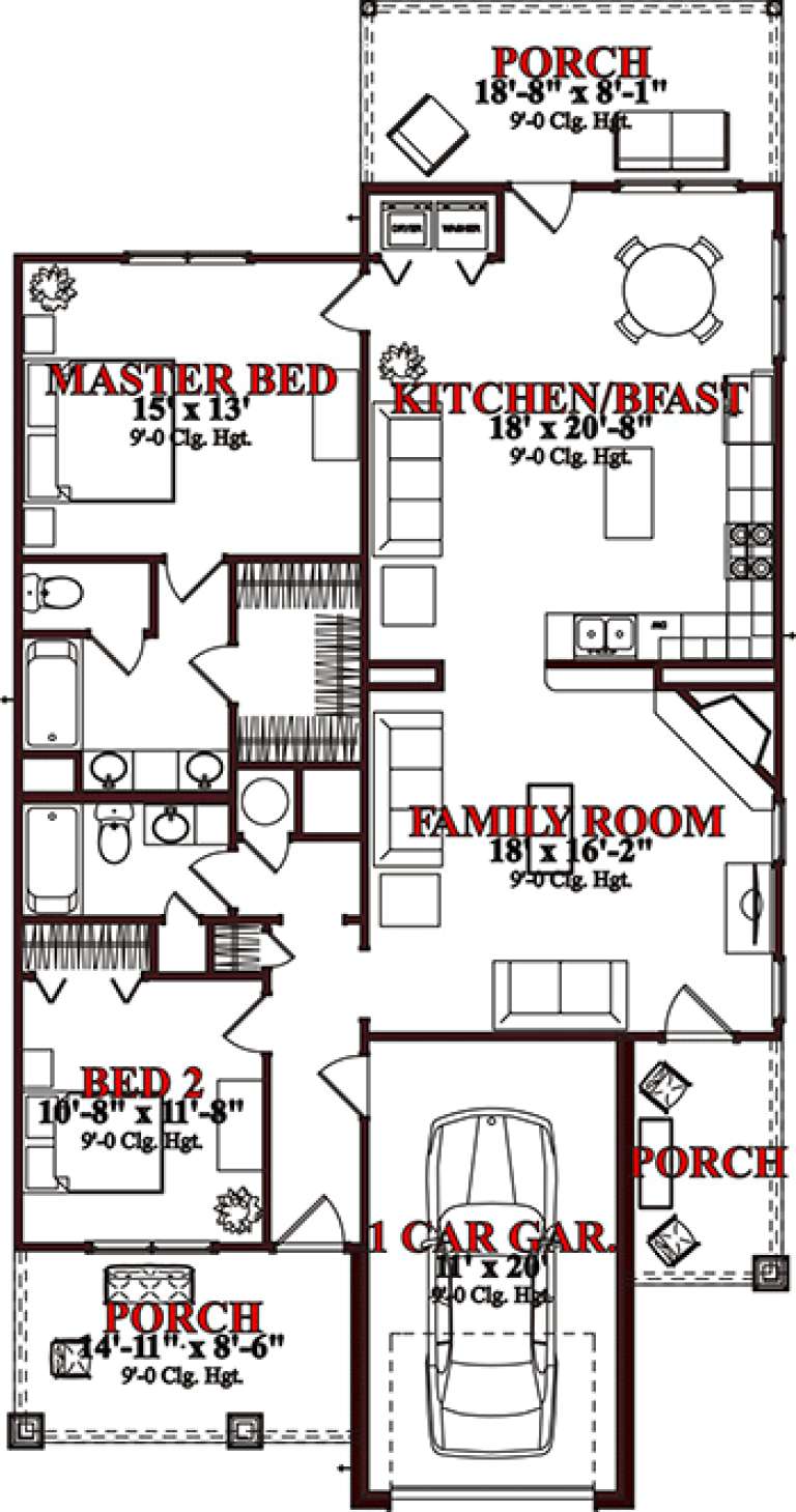 House Plan House Plan #15697 Drawing 1