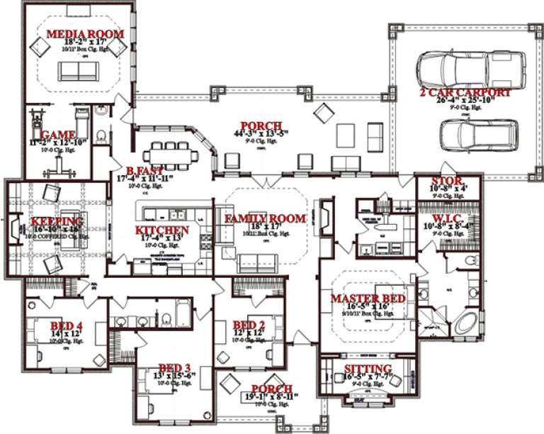 House Plan House Plan #15764 Drawing 1