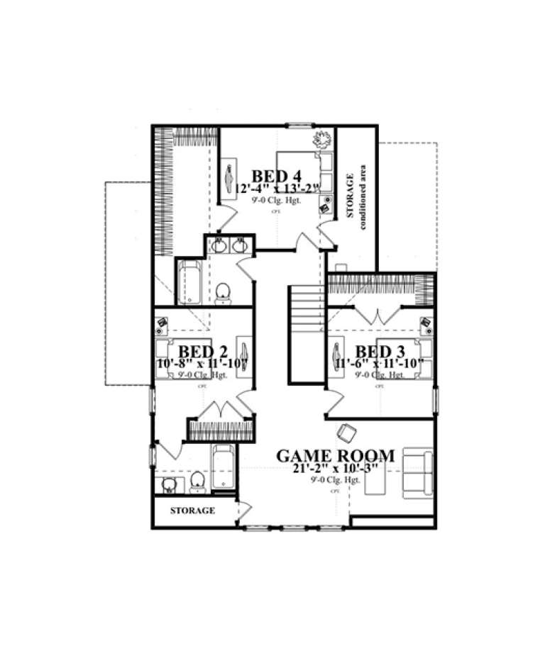 House Plan House Plan #15783 Drawing 2