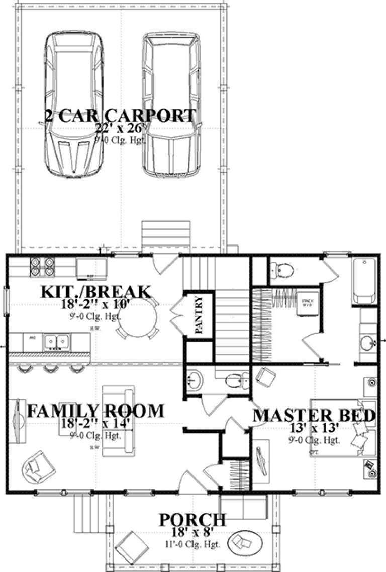 House Plan House Plan #15787 Drawing 1