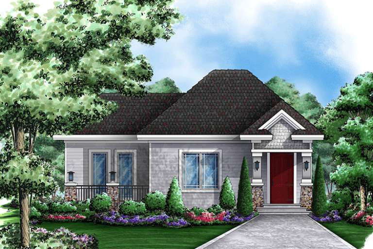 House Plan House Plan #15801 Front Elevation