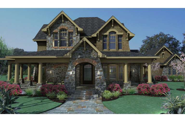 House Plan House Plan #15804 Front Elevation