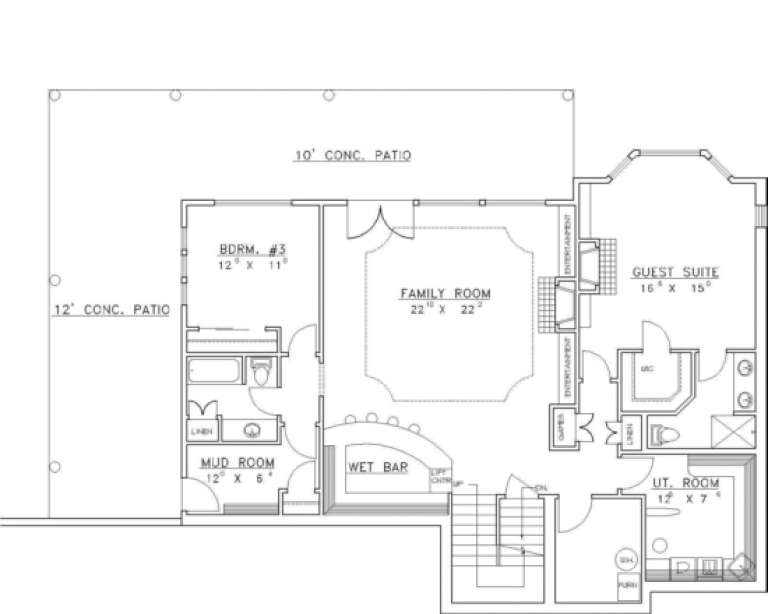 House Plan House Plan #1582 Drawing 1