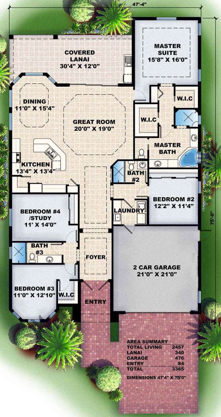 House Plan House Plan #15825 Drawing 1