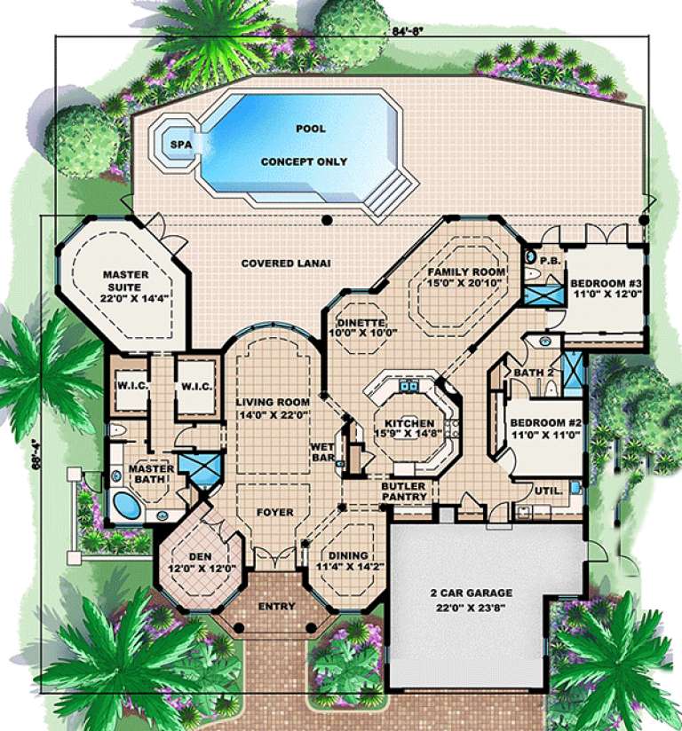 House Plan House Plan #15858 Drawing 1