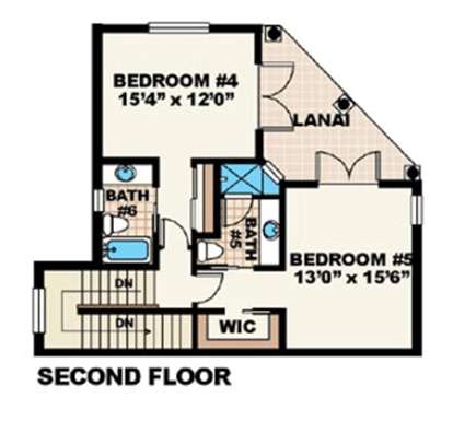 Floorplan 2 for House Plan #1018-00134