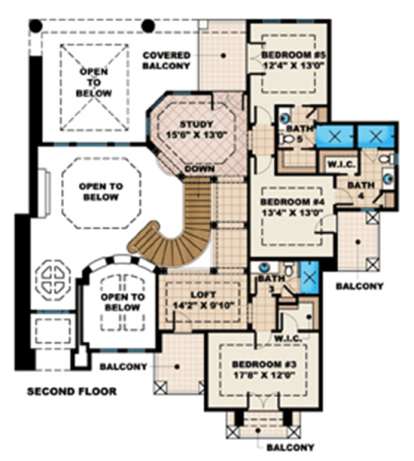 Floorplan 2 for House Plan #1018-00137
