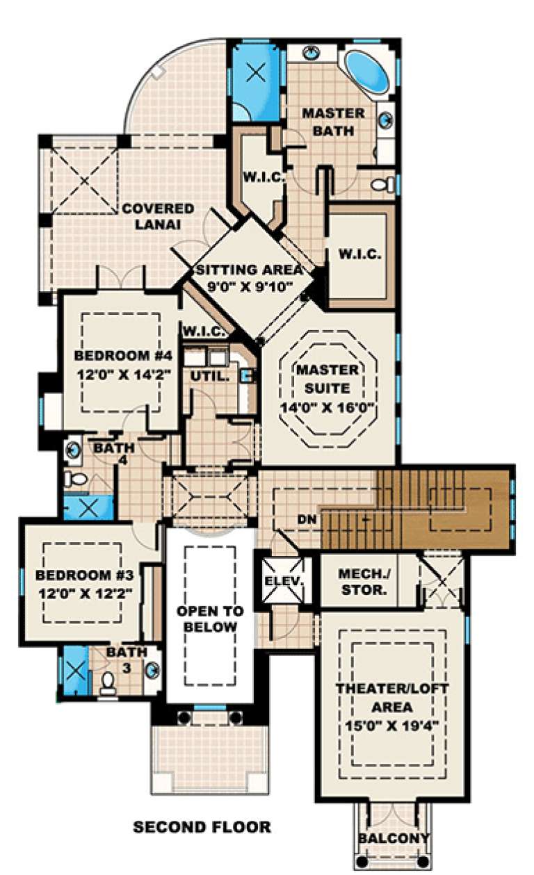 House Plan House Plan #15961 Drawing 2