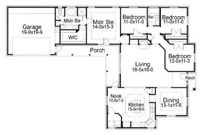 Main Floor for House Plan #9401-00053