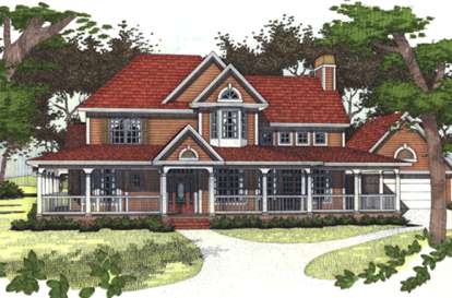 Traditional House Plan #9401-00054 Elevation Photo