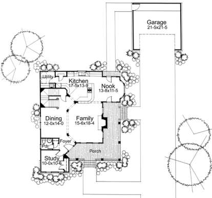 Main Floor for House Plan #9401-00055