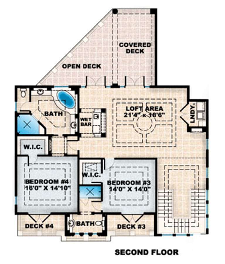 House Plan House Plan #16010 Drawing 2