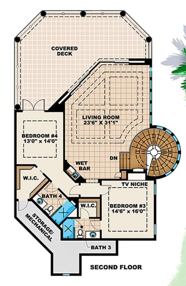 House Plan House Plan #16021 Drawing 2