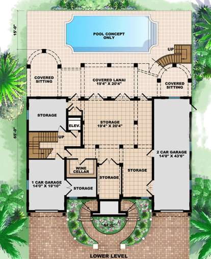 Floorplan 1 for House Plan #1018-00179