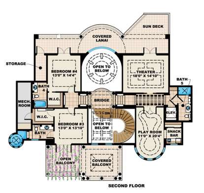 Floorplan 2 for House Plan #1018-00182