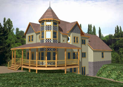 Victorian House Plan #039-00291 Elevation Photo