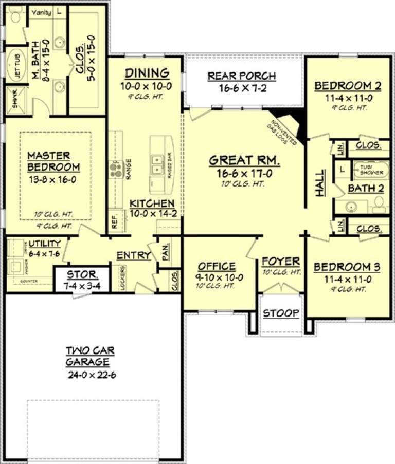 House Plan House Plan #16104 Drawing 1