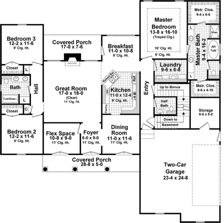 House Plan House Plan #16115 Drawing 1