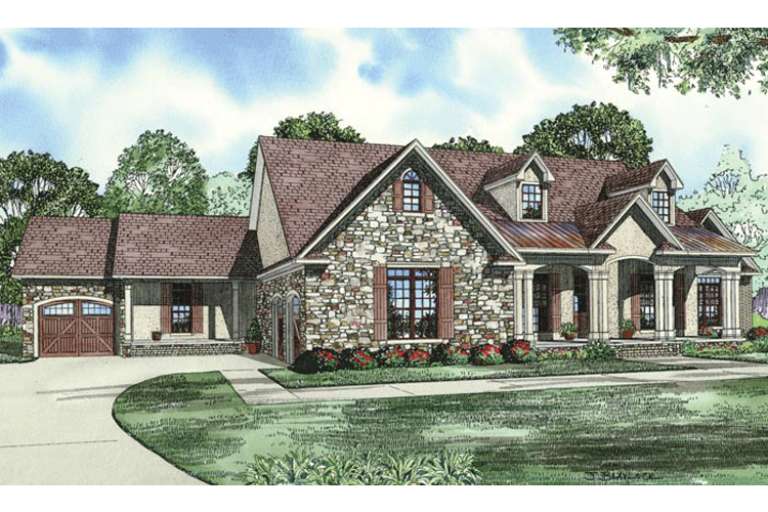 House Plan House Plan #16143 Front Elevation