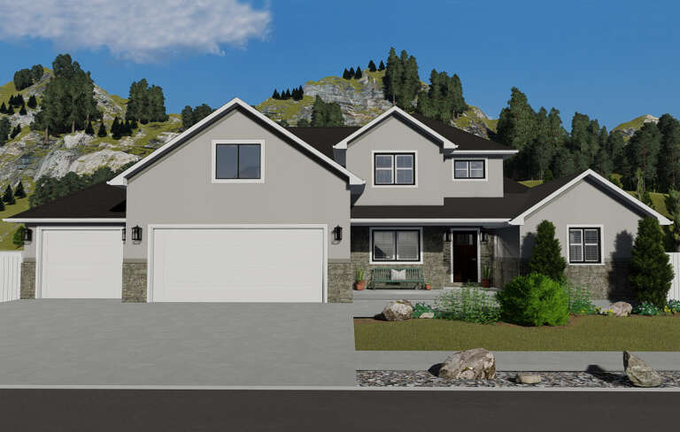 House Plan House Plan #16170 Front Elevation