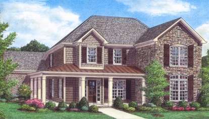 Traditional House Plan #3367-00052 Elevation Photo