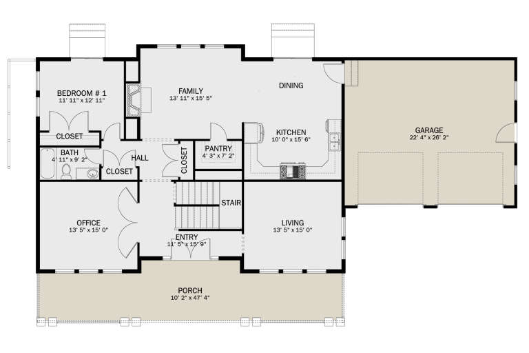 House Plan House Plan #16185 Drawing 1