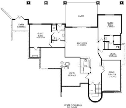 Floorplan 2 for House Plan #5631-00060