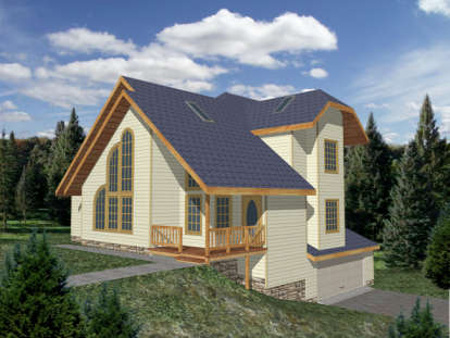 Mountain House Plan #039-00300 Elevation Photo