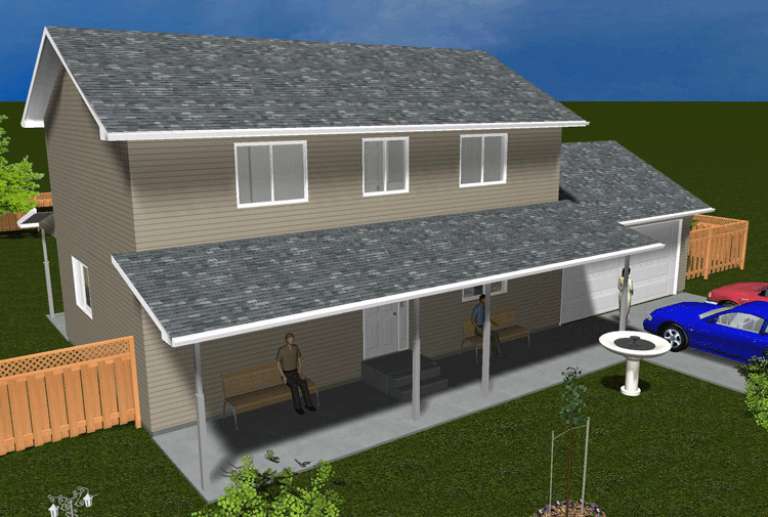 House Plan House Plan #16217 Front Elevation