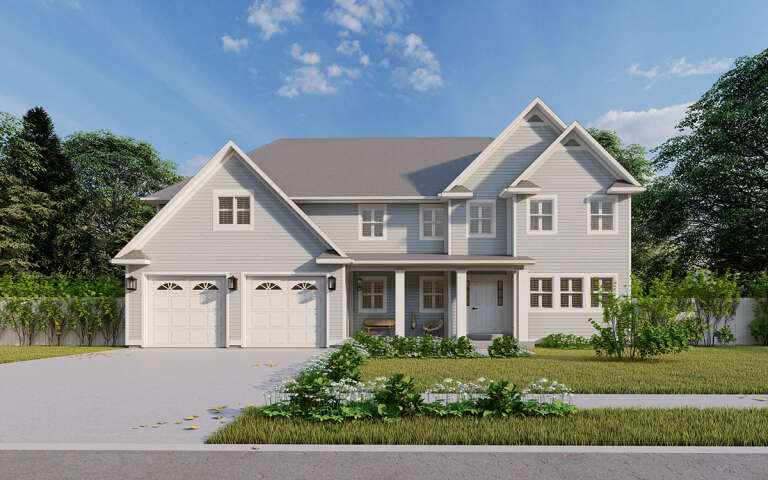 House Plan House Plan #16218 Front Elevation 