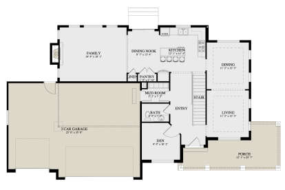 Main Floor  for House Plan #2802-00024