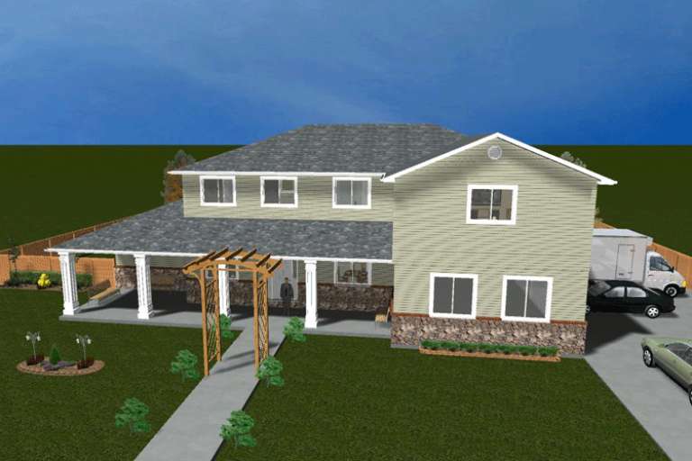 House Plan House Plan #16260 Front Elevation