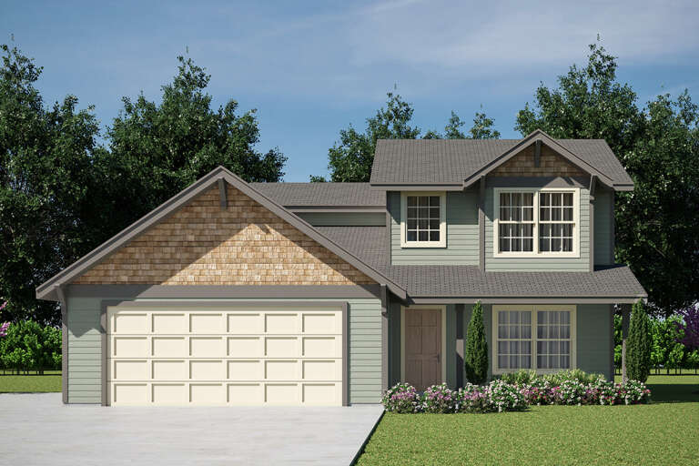 House Plan House Plan #16267 Front Elevation 