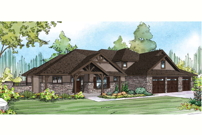 House Plan House Plan #16277 Front Elevation